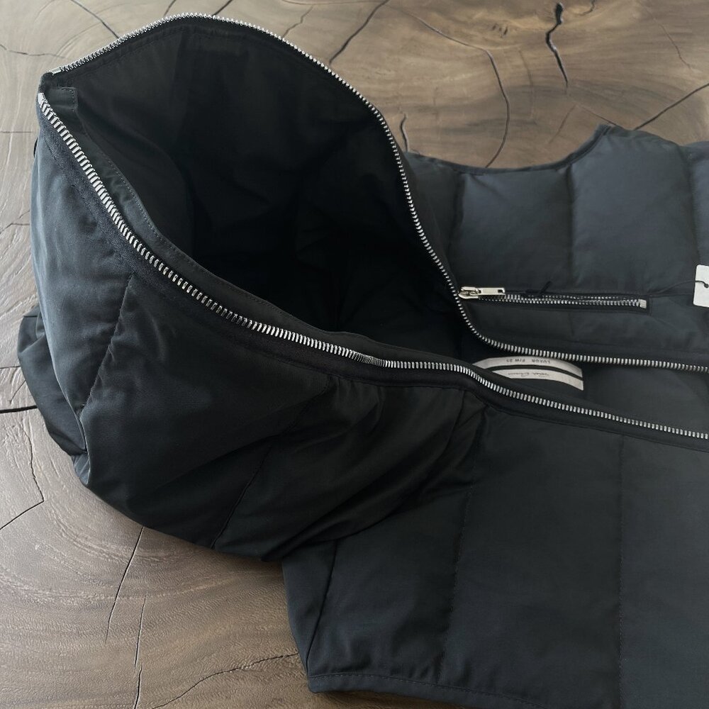 Rick Owens: EU48 RARE Sample Padded Down Puffer Sealed Vest FW23 Luxor - Picture 14 of 15